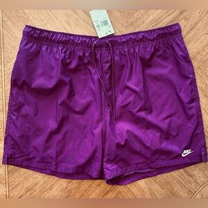 Nike Club Sportswear Woven Lined Flow Purple Shorts Men’s Size 2XL FN3307-503